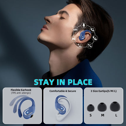 Wireless Earbuds for Running Sports - Pure Bass Sound