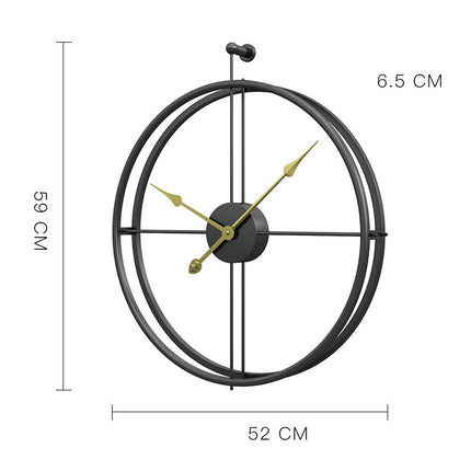 Fashion iron wall clock