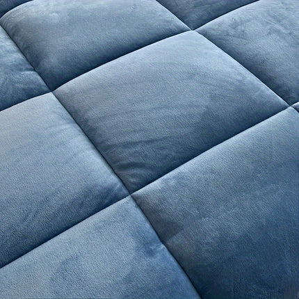 1pc Solid Color Thick Soft Comforter Lamb Quilt, Ultra Breathable All Season Cover Quilt Double-Sided,