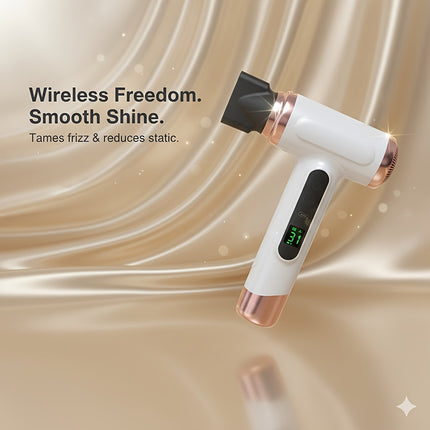 Rechargeable Hair Dryer with Three Temperature Settings for Hot And Cold Air, Powerful Mini Design