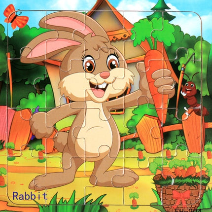 Wooden jigsaw puzzle toy