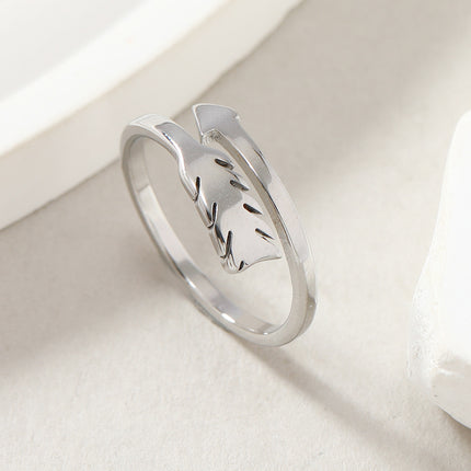 Womens Adjustable Stylish Geometric Creative Ring