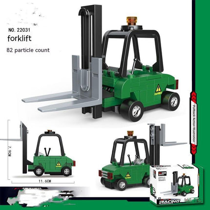 Building Block City Recycling Car Assembly Toy