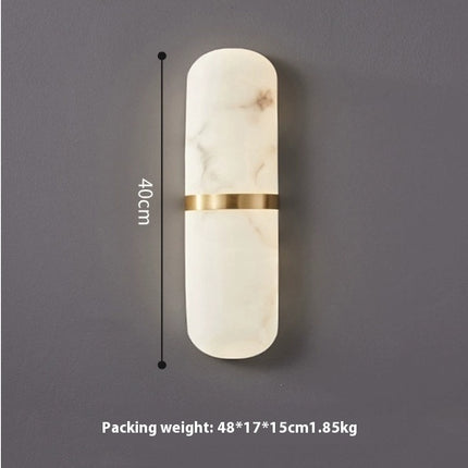 Light Luxury Background Wall Marble Wall Lamp