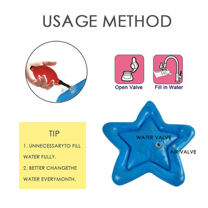 Inflatable water game pad