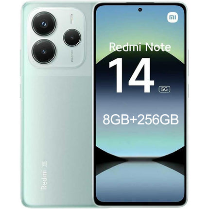 Xiaomi Redmi Note 14 5G Smartphone, 8GB+256GB, 6.67" AMOLED Display, 108MP+8MP+2MP Triple Camera,