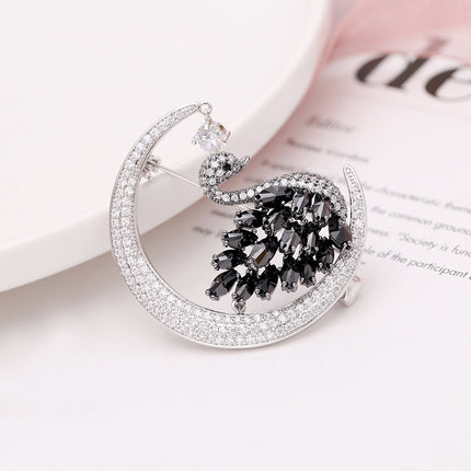 Personalized All-match Swan Brooch Female