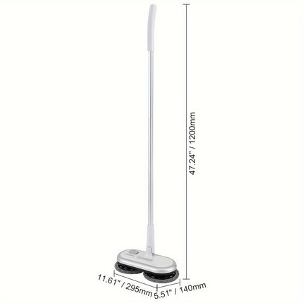 Electric Mop Up To 70 Mins Powerful Battery, Electric Spin Mop With Dual Spinning Mop Heads,