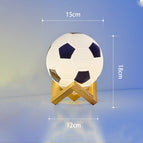 Warm Light / Wooden Frame Football Light