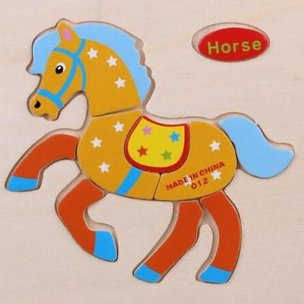 Wooden 3D Puzzle Toys