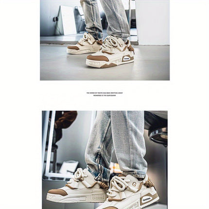 Men's Large Size Sneakers (US 10-13/EU 39-46) - Heavy Duty PVC Sole, Lightweight Breathable Shoes