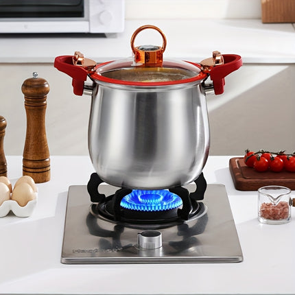 Stainless Steel Multi-Layer Soup Pot, Quick Heating  Evenly Heated