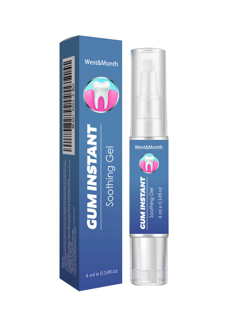 WestMonth Gum Instant Soothing Gel, Relieve Gums Swelling And Pain Clean Teeth Plaque Stains And Whiten Teeth Gel