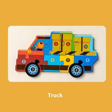 3D Puzzle Model Wooden Puzzle Educational Toys