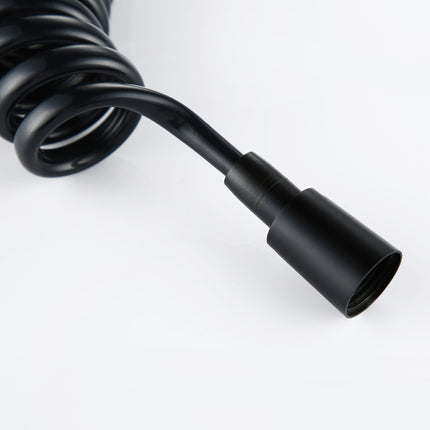 Elastic Black Type PVC Spring Shower Hose