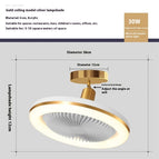 Silver gold pendant light