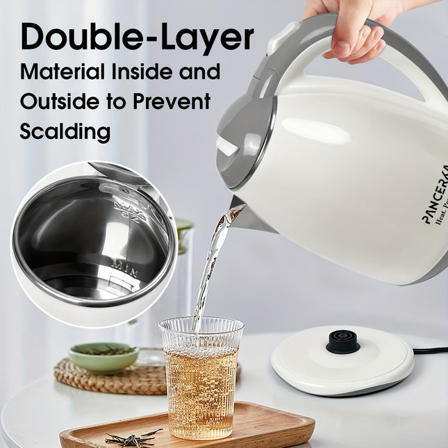 Kettle with US Plug  1000W Fast Boiling Water Heater Auto Shut-Off & Anti-Scald, Capacity Tea & Coffee Kettle