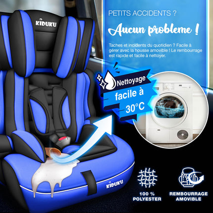 Child Car Seat 9-36 Kg (1-12 Years) with Cushion for Child Seat - ECE R129/03 Car Seat, Group 1/2/3 Child Car Seat 5