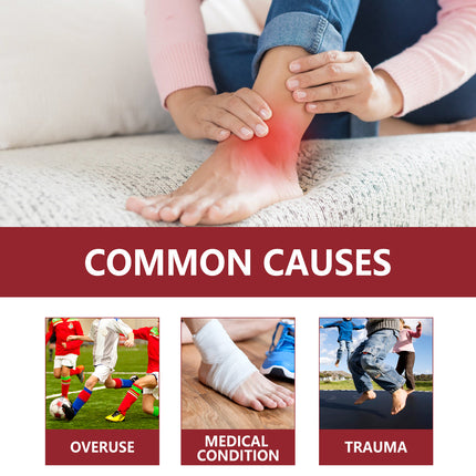 Heel Cooling Gel, Relieve Heel Tendon Pain Joint Cervical Fatigue Repair Gel