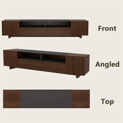 78.8 Inch TV Stand with Storage Cabinets for Living Room, TVs Media Console Entertainment Center