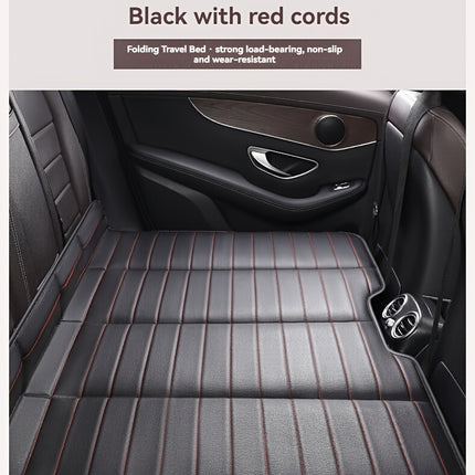 1pc Foldable Car Back Seat Mattress, Portable Travel Bed, Dog Car Seat Cover, Fits Most Cars/Suvs/Trucks, Concave Design for Camping And Road Trips RV Bed Mattresses