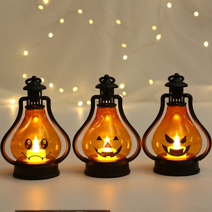 Halloween Decoration Led Electronic Candle Pumpkin-shaped Lights