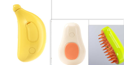 Steamy Cat Brush Cat Dog Grooming Comb Electric Self Cleaning