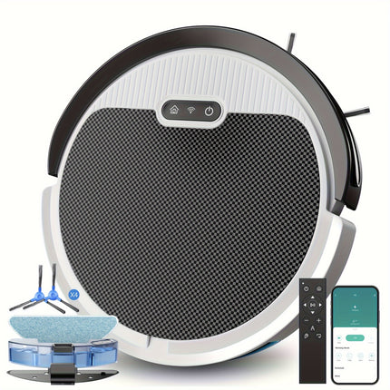 Robot Vacuum Cleaner, 4000pa Max Power Suction, Scheduled Cleaning, Automatic Recharge