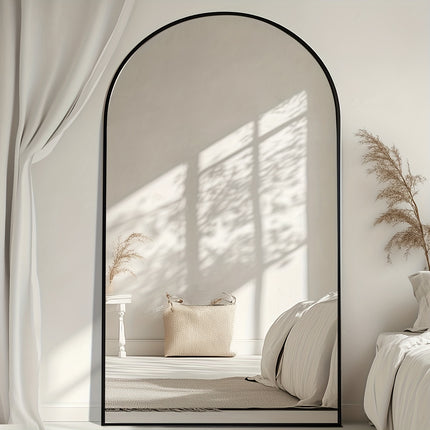 Full Length Mirror, Floor Mirror, Floor Standing Mirror Freestanding Arch Full Body