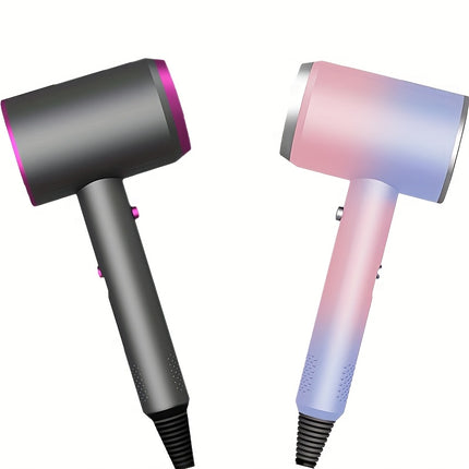 Portable High-Power Hair Dryer for Home And Dormitory Use, Quick-Drying, Available in Pink And Gray,