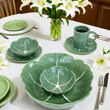 1pc Or 2pcs, Creative Cabbage Dinnerware Set, 77.44Oz Extra Large Cabbage Soup Bowl,