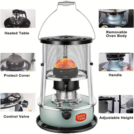Heater,Kerosene Heaters for Indoor Use,2600W Heating power,Portable Heater for Camping
