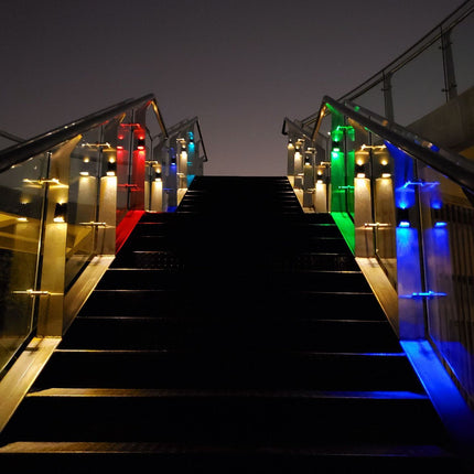 Outdoor Garden Decoration Solar Wall Lamp RGB