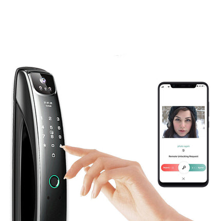 Fully Automatic Fingerprint Lock 3D Face Recognition Smart Password Lock