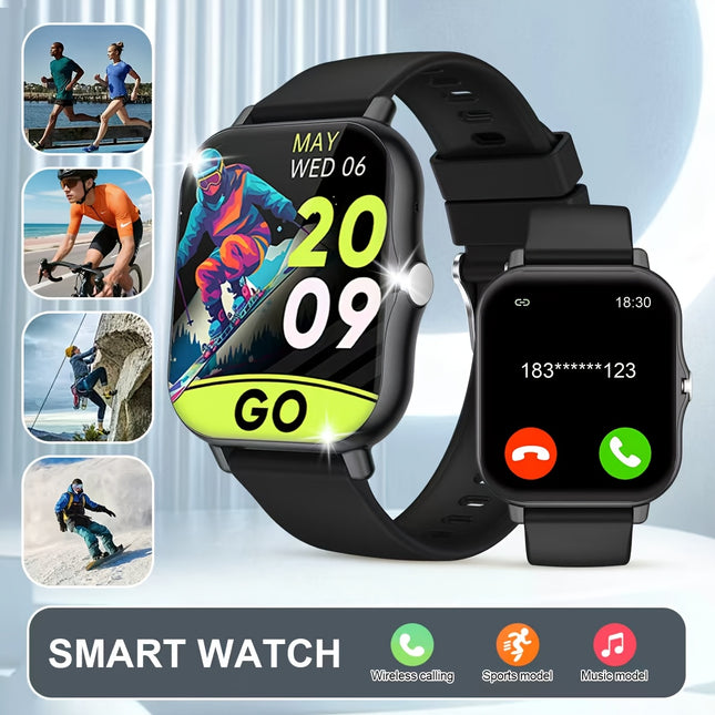 New Smartwatch, Suitable for Both Men and Women, Featuring Sports Modes, Wireless Calling and App