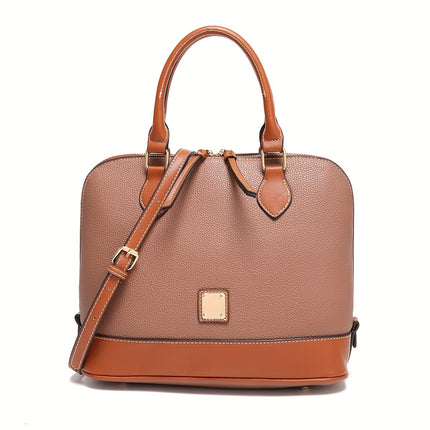 Women's Solid Color Lizard Print Daily Shoulder Crossbody Bag