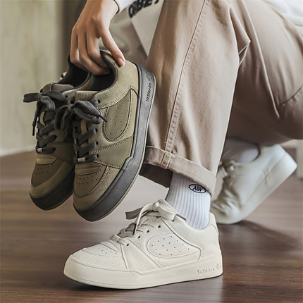 Men'S Trendy Low-Top Skate Shoes with Thick Tongues, Versatile And Popular Casual Sneakers.