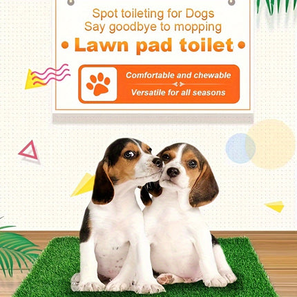 Reusable Pet Training Lawn, Odor Control Artificial Grass Pad Dog Grass Mat, Washable Dog Potty Training Mat Dog Pee Grass Pad Christmas Gift