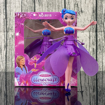 Sensory Flying Device A Toy Featuring A Sprite Girl Who Flies And Spins