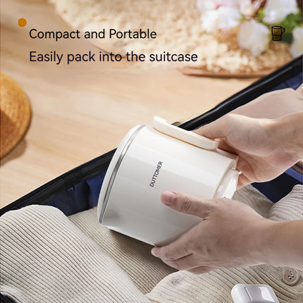 Stainless Steel Electric Kettle  Foldable Design, Suitable for Hotel Accommodation