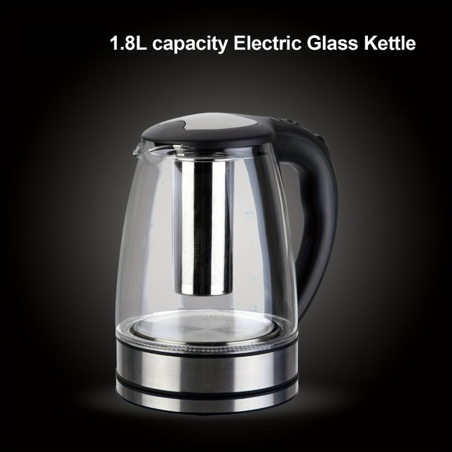 Kettle - 120V 1200W with Removable Filter, Inner Steel Cover, Safe & Fast Boiling Kettle