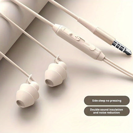 Wireless ASMR Sleep In-Ear Headphones with Noise Cancellation, High Sound Quality, and Microphone