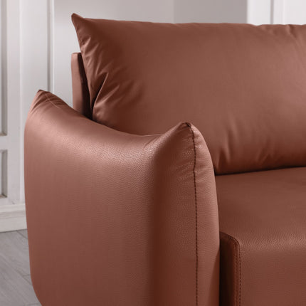 Sofa  Medieval Modern Style, Curly Armrests, Deep Seat Design, Fluffy and Comfortable