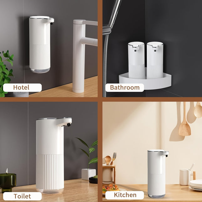 1pc Smart Automatic Soap Dispenser for Home Use with Battery and Liquid Level Display,