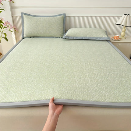 Summer Upgrade Cool PE Cooling Multi-Scene Use Mat, Thin Mattress Pad for Japanese Futon Bedroom