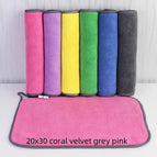 20x30 coral velvet grey pink