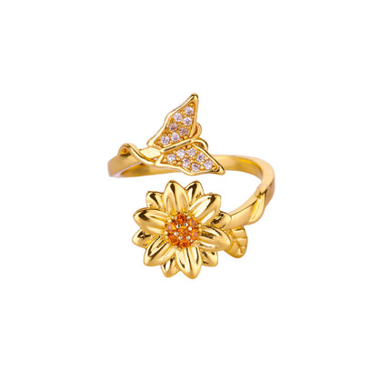 Womens Versatile Creative Ring With A Rotating Design
