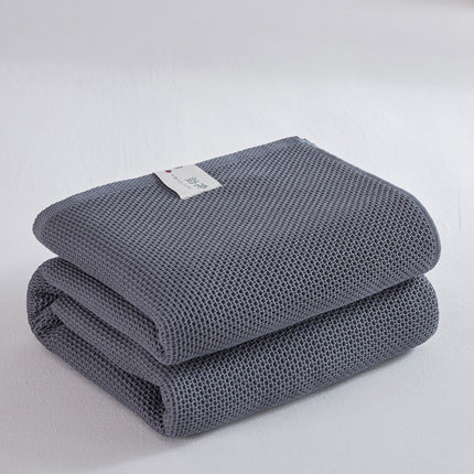 Cotton Honeycomb Towel Quilt Single Double Nap Blanket