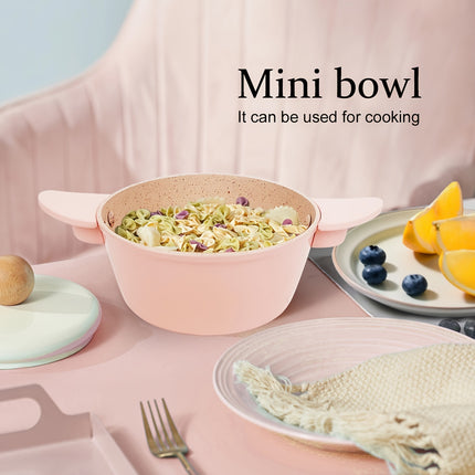 Pink 6-piece POTS And Pans Set Kitchen Non-stick Cookware Set