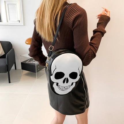 Halloween Skull Shoulder Bag Personality Funny Messenger Bag